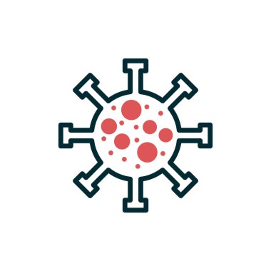 virus icon vector design. medical symbol.