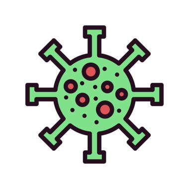 virus icon vector design. medical symbol.