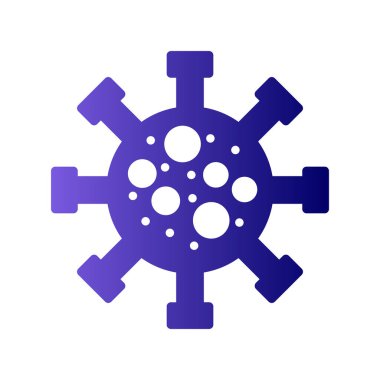 Virüs ikon vektör tasarımı. tıbbi sembol.