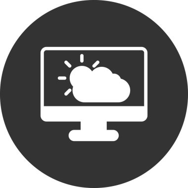 vektör bulut simgesi, trend, kopyala