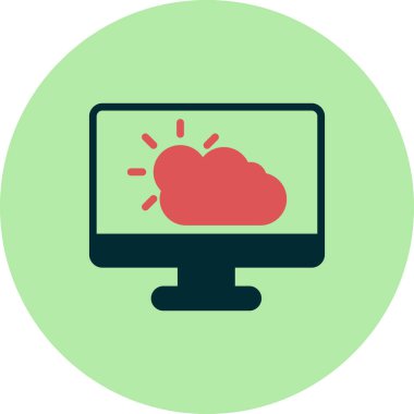 seo modern simgesinin vektör illüstrasyonu