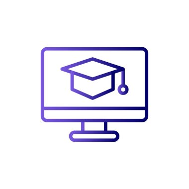 Bilgisayar simgesi, vektör illüstrasyon tasarımı