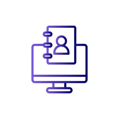 Bilgisayar simgesi, vektör illüstrasyon tasarımı