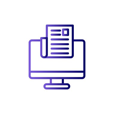 Bilgisayar simgesi, vektör illüstrasyon tasarımı