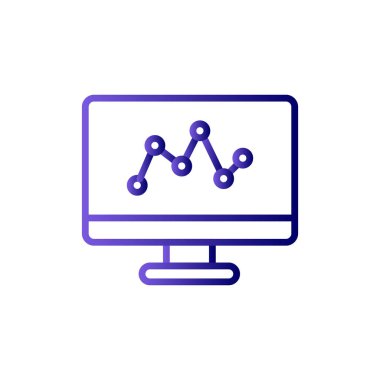 Bilgisayar simgesi, vektör illüstrasyon tasarımı