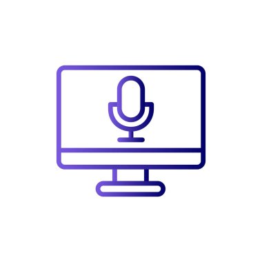 Bilgisayar simgesi, vektör illüstrasyon tasarımı