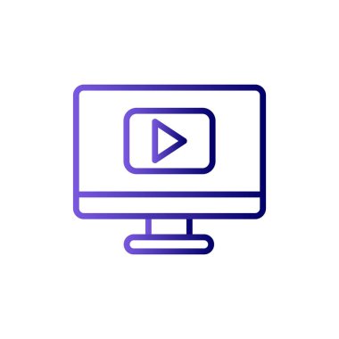 Bilgisayar simgesi, vektör illüstrasyon tasarımı