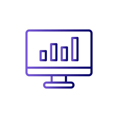 Bilgisayar simgesi, vektör illüstrasyon tasarımı