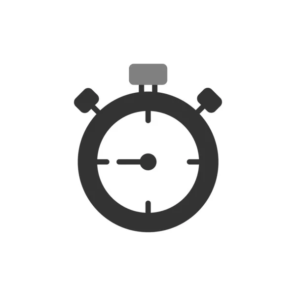 Stopwatch Icon Flat Vector Illustration Design — Διανυσματικό Αρχείο
