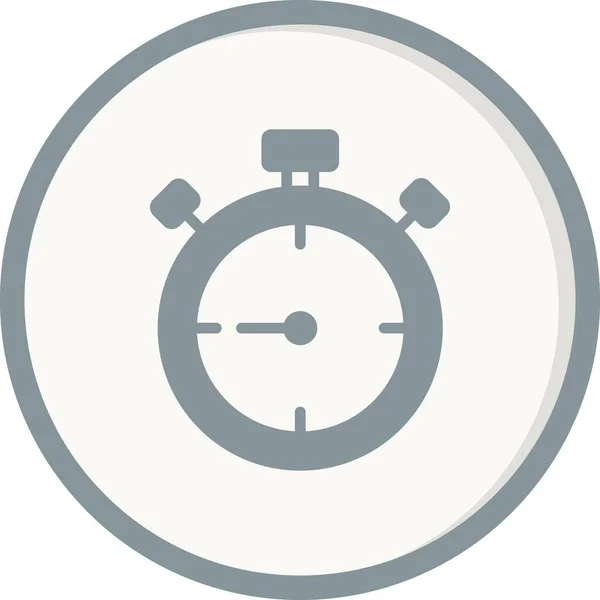 Stopwatch Icon Flat Vector Illustration Design — Vetor de Stock