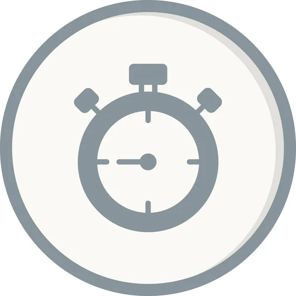 Stopwatch Icon Flat Vector Illustration Design — стоковый вектор