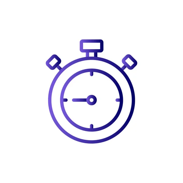 Stopwatch Icon Flat Vector Illustration Design — ストックベクタ