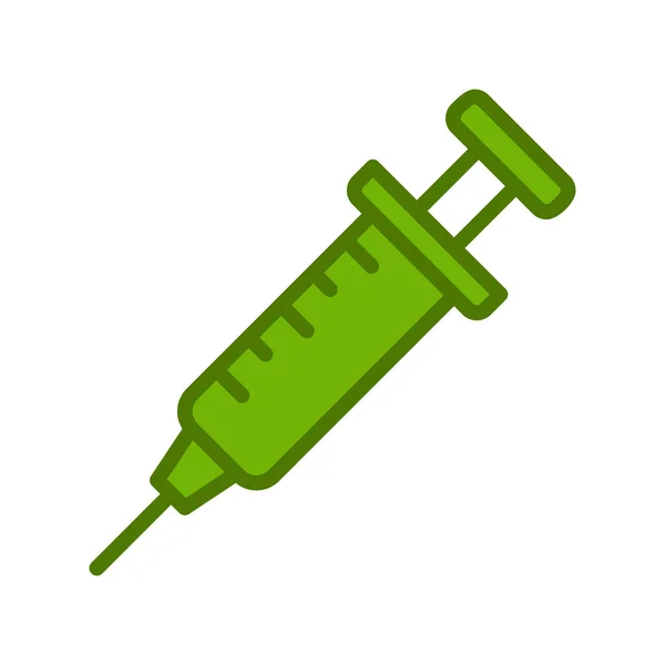 Syringe Web Icon Simple Design — Stock Vector