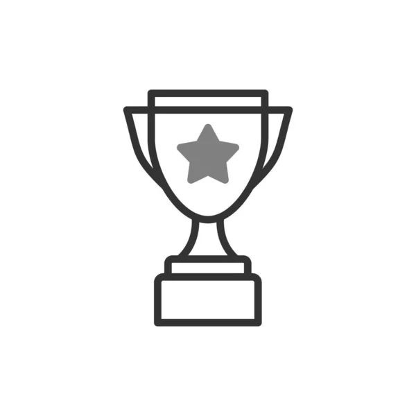 Trophy Web Icon Simple Design — Stock Vector