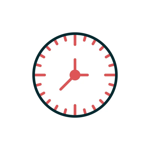 Ist Uhr Web Symbol Einfache Illustration — Stockvektor