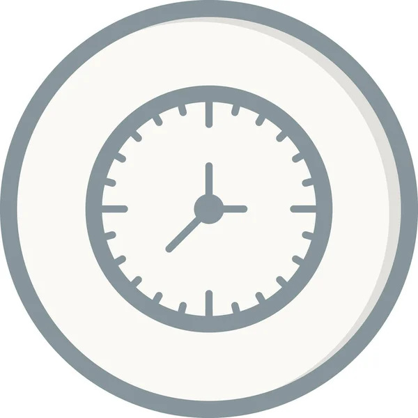 Ist Uhr Web Symbol Einfache Illustration — Stockvektor