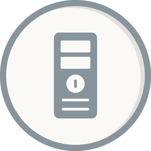 Icona Del Server Illustrazione Vettoriale — Vettoriale Stock