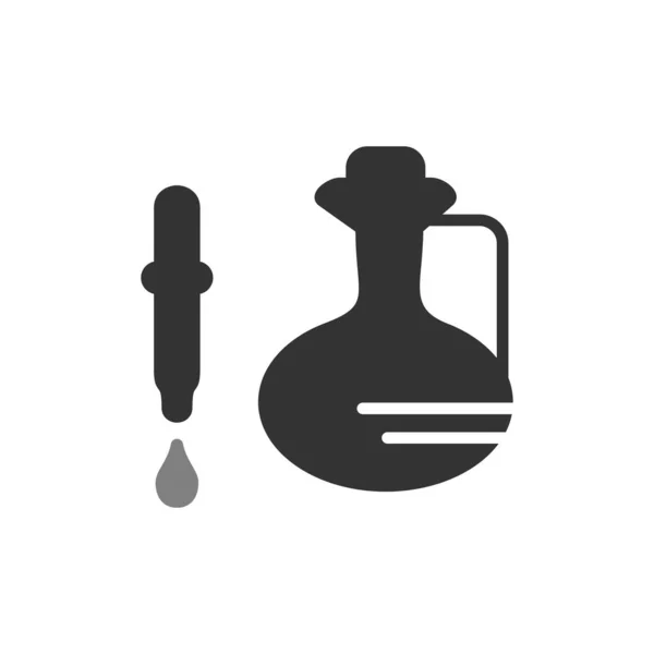 Flask Icon Vector Illustration — Stock Vector