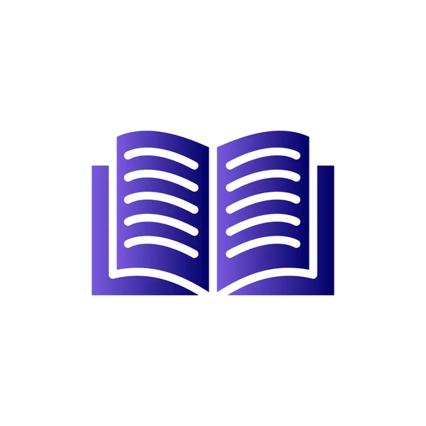 Book Icon Flat Vector Illustration Design — Stock vektor