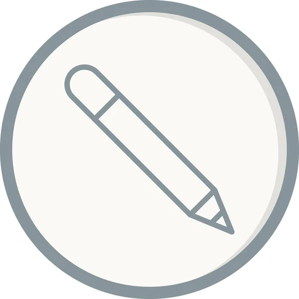Návrh Vektorových Ilustrací Ikon Tužky — Stockový vektor