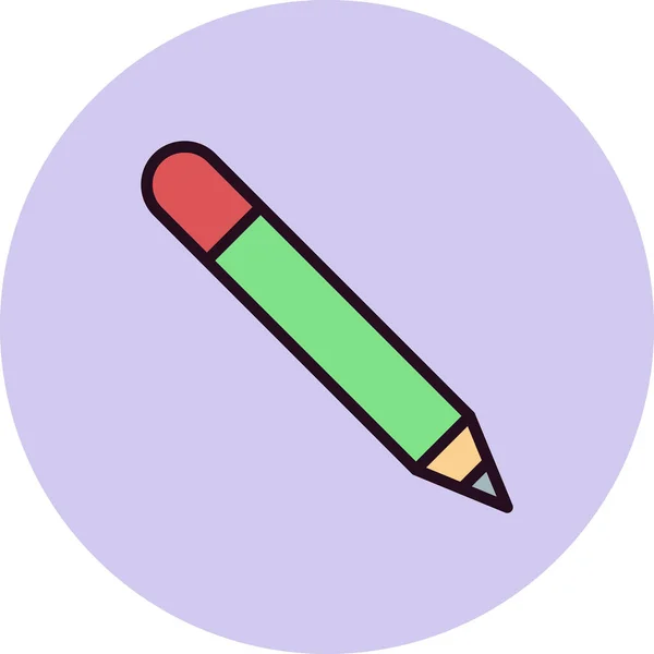 Bleistift Symbol Vektor Illustration Design — Stockvektor