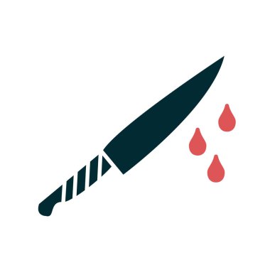 bıçak simgesi vektör illüstrasyonu