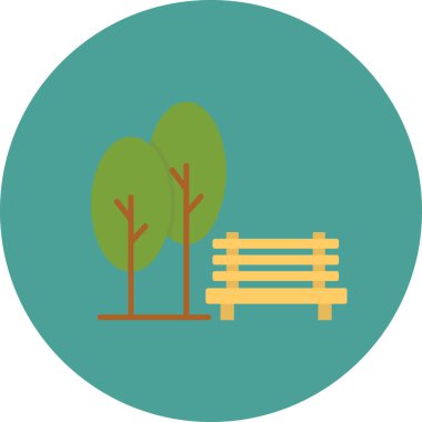 Bahçe ikonu vektör illüstrasyonu