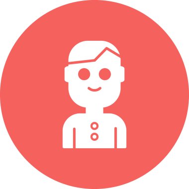 avatar vektör simgesi modern basit illüstrasyon 