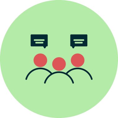 takım, grup simgesi vektör illüstrasyonu