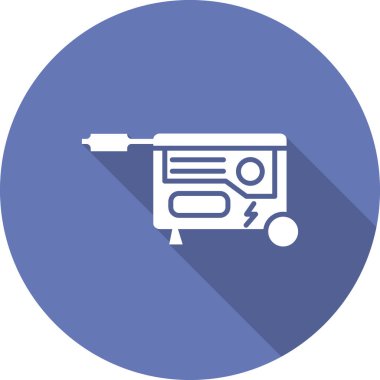 Güç oluşturma simgesi, vektör illüstrasyonu