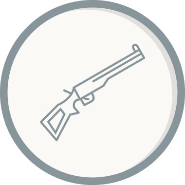 Silah. Web simgesi basit illüstrasyon 