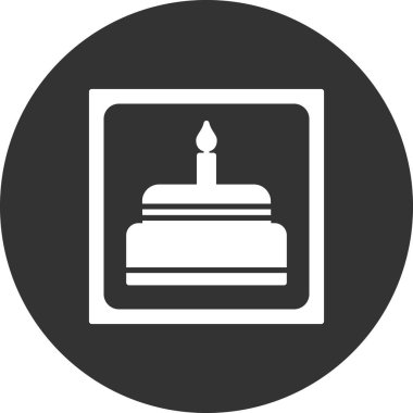 Kek simgesi, vektör illüstrasyonu