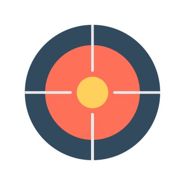 hedef simge vektör illüstrasyonu 