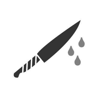 bıçak simgesi vektör illüstrasyonu