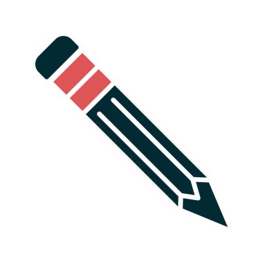 Kalem simgesi, vektör illüstrasyonu