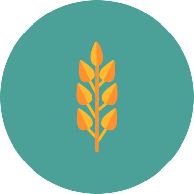 buğday simgesinin vektör illüstrasyonu