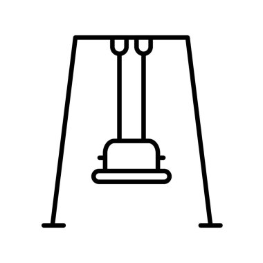 Swing simgesinin vektör illüstrasyonu