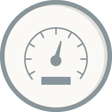 Hız göstergesi. Web simgesi basit tasarım 