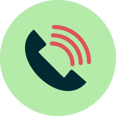 Telefon simgesi vektör illüstrasyonu