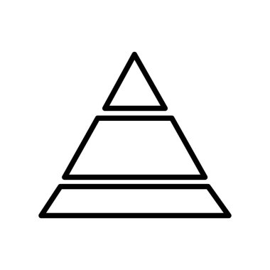 grafik, diyagram simgesi vektör çizimi