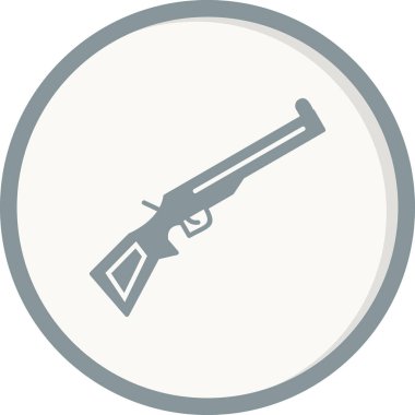 Silah. Web simgesi basit illüstrasyon 