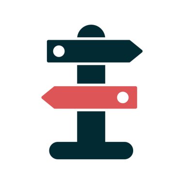 Pano simge vektör illüstrasyonunu imzala