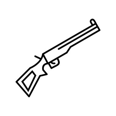 Silah. Web simgesi basit illüstrasyon 