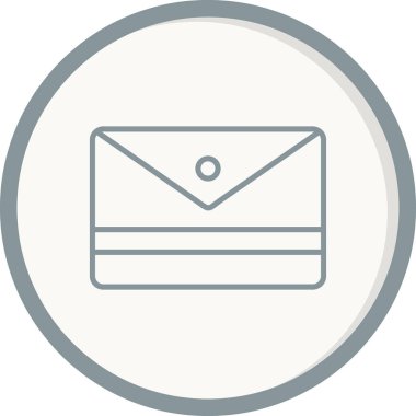 zarf simgesi vektör illüstrasyonu