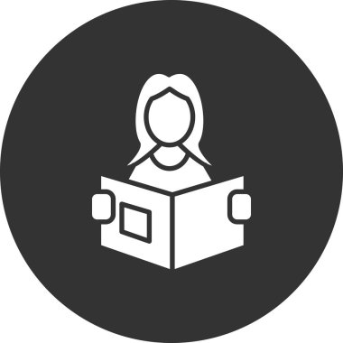 Simge ve vektör illüstrasyonunu oku