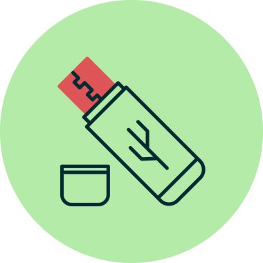 Usb sürücüsü Simge vektör çizimi