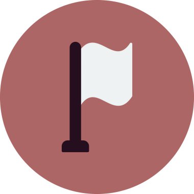 bayrak ikonu vektör illüstrasyonu