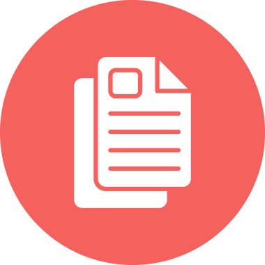 belge simgesi, illüstrasyon. düz tasarım biçimi.