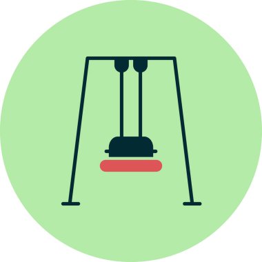 Swing simgesinin vektör illüstrasyonu