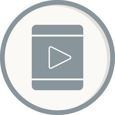 tablet. Web simgesi basit illüstrasyon